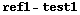 ref1 - test1