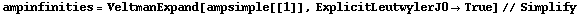 ampinfinities = VeltmanExpand[ampsimple[[1]], ExplicitLeutwylerJ0 -> True] // Simplify