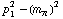 p _ 1^2 - (m _ π^(�   ))^2