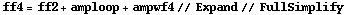 ff4 = ff2 + amploop + ampwf4 // Expand // FullSimplify
