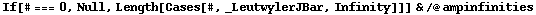 If[# === 0, Null, Length[Cases[#, _LeutwylerJBar, Infinity]]] & /@ ampinfinities
