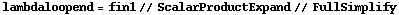 lambdaloopend = fin1 // ScalarProductExpand // FullSimplify
