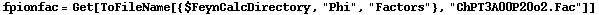 fpionfac = Get[ToFileName[{$FeynCalcDirectory, "Phi", "Factors"}, "ChPT3A00P20o2.Fac"]]