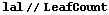 lal // LeafCount