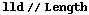lld // Length