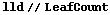 lld // LeafCount