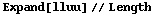 Expand[lluu] // Length