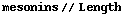 mesonins // Length