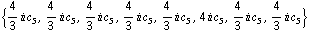 {4/3 i c _ 5^(  ), 4/3 i c _ 5^(  ), 4/3 i c _ 5^(  ), 4/3 i c _ 5^(  ), 4/3 i c _ 5^(  ), 4 i c _ 5^(  ), 4/3 i c _ 5^(  ), 4/3 i c _ 5^(  )}