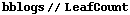 bblogs // LeafCount