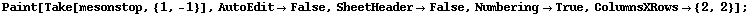 Paint[Take[mesonstop, {1, -1}], AutoEdit -> False, SheetHeader -> False, Numbering -> True, ColumnsXRows -> {2, 2}] ;