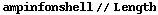 ampinfonshell // Length