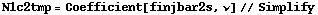 N1c2tmp = Coefficient[finjbar2s, ν] // Simplify