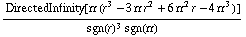 DirectedInfinity[rr (r^3 - 3 rr r^2 + 6 rr^2 r - 4 rr^3)]/(sgn(r)^3 sgn(rr))