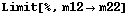 Limit[%, m12 -> m22]