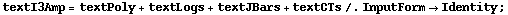 textI3Amp = textPoly + textLogs + textJBars + textCTs /. InputForm -> Identity ;