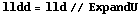 lldd = lld // ExpandU