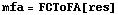 mfa = FCToFA[res]