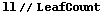 ll // LeafCount