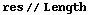 res // Length