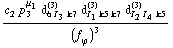 (c _ 2^(  ) p _ 3^μ _ 1 d _ (6 I _ 3 k7)^(3) d _ (I _ 1 k5 k7)^(3) d _ (I _ 2 I _ 4 k5)^(3))/(f _ ϕ^(�   ))^3