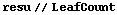 resu // LeafCount