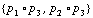 {p _ 1 &deg; p _ 3, p _ 2 &deg; p _ 3}