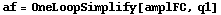 af = OneLoopSimplify[amplFC, q1]