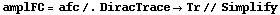 amplFC = afc /. DiracTrace -> Tr // Simplify