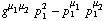 g^(μ _ 1  μ _ 2) p _ 1^2 - p _ 1^μ _ 1 p _ 1^μ _ 2