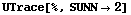UTrace[%, SUNN -> 2]