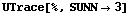 UTrace[%, SUNN -> 3]